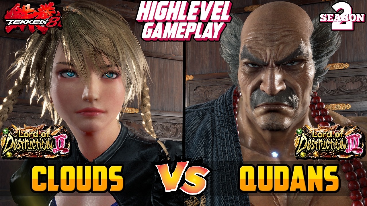T8 – CLOUD (Reina Mishima) vs QUDANS (Heihachi) – Tekken 8 High Level Gameplay