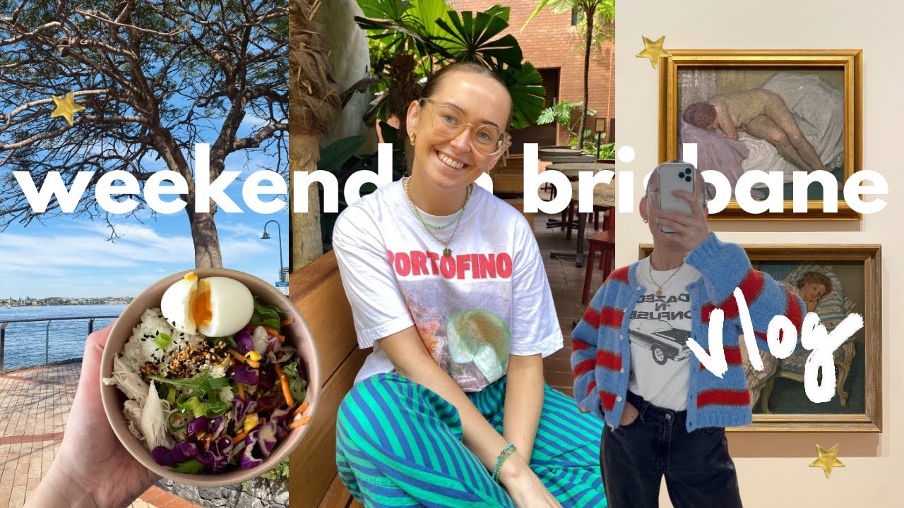 BNE VLOG ⭐️ south bank market, gallery date & teneriffe river walk