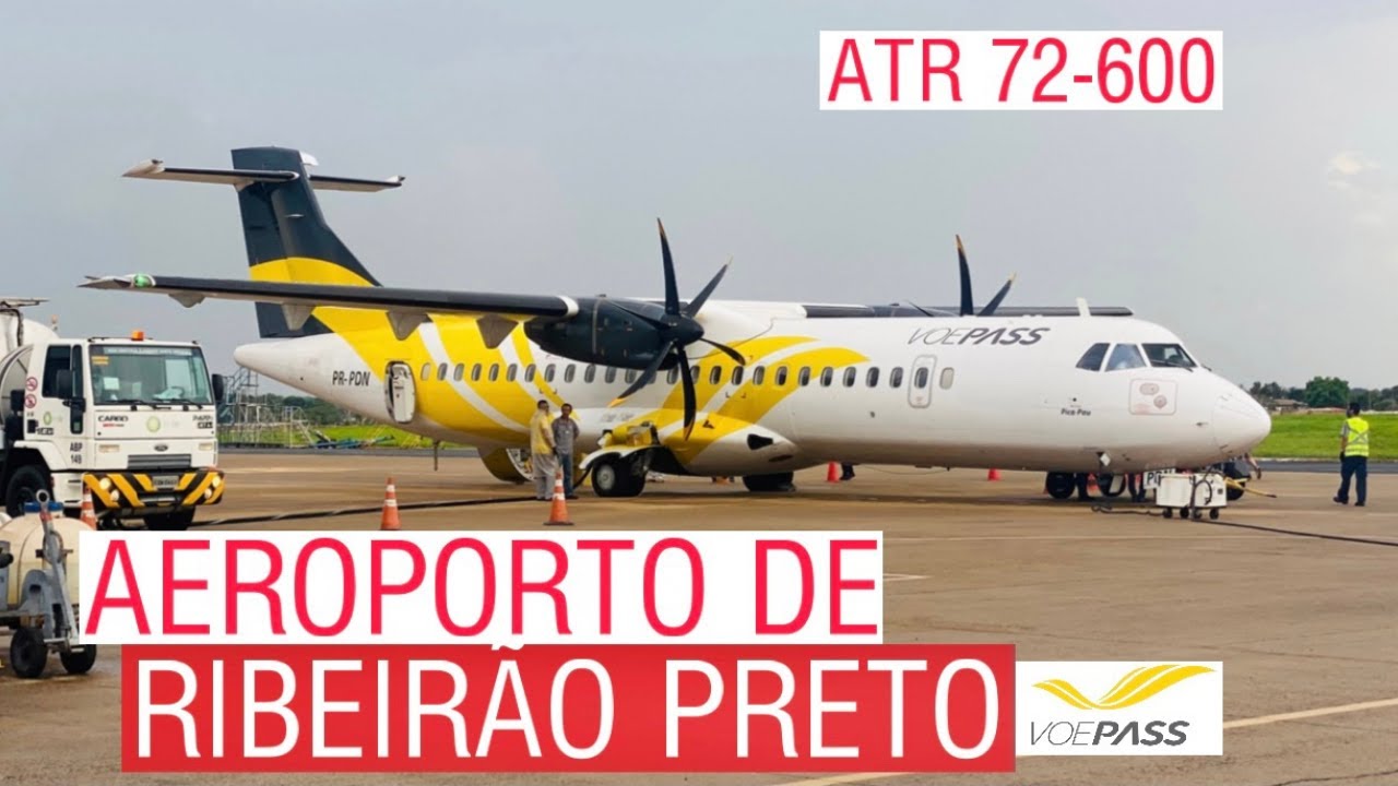 AEROPORTO DE RIBEIRÃO PRETO VOANDO PARA CONGONHAS COM A VOEPASS NO ATR 72-600 - TRIP REPORT