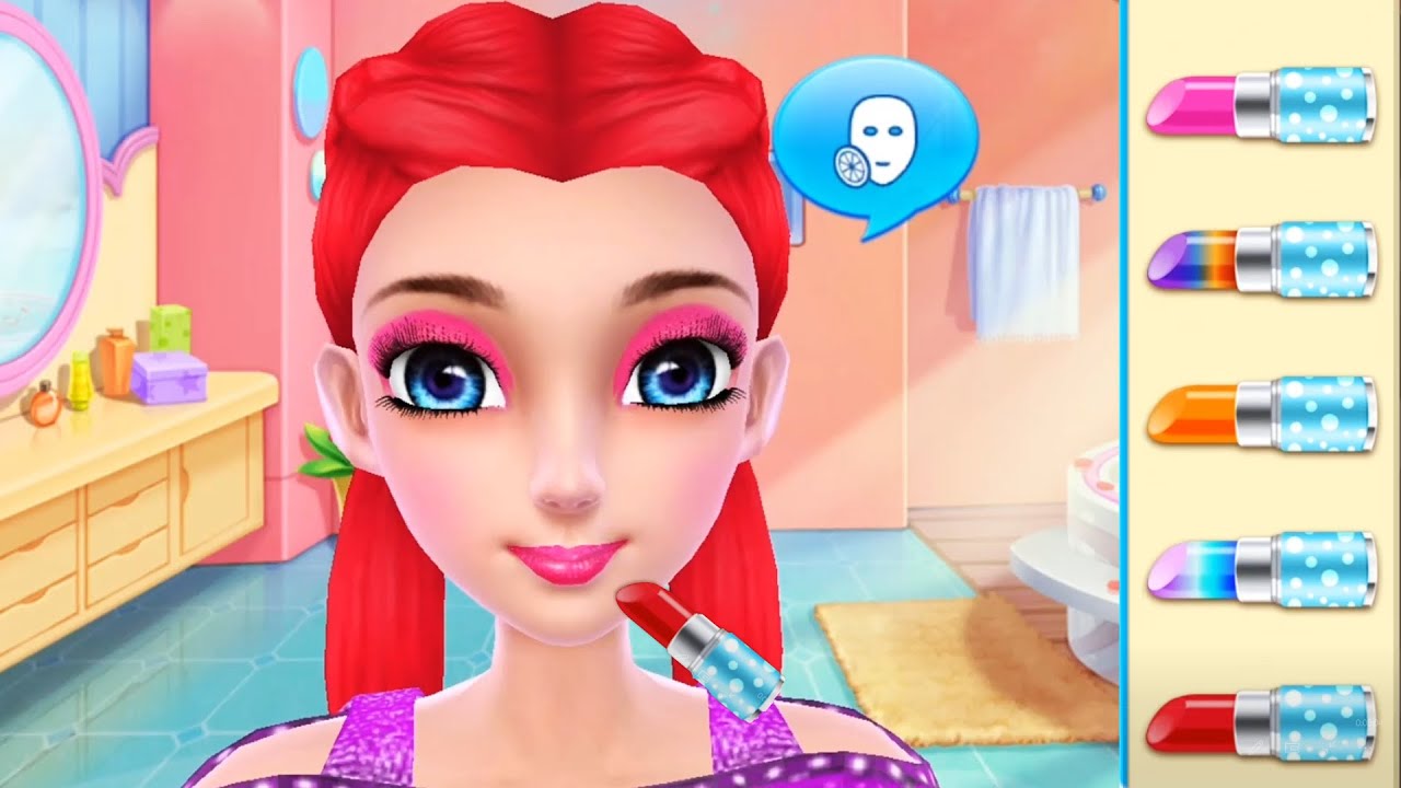 Cheerleading Squad Girl Game - Spa Makeup, Dress Up, Color Hairstyle & Design Game For Girls