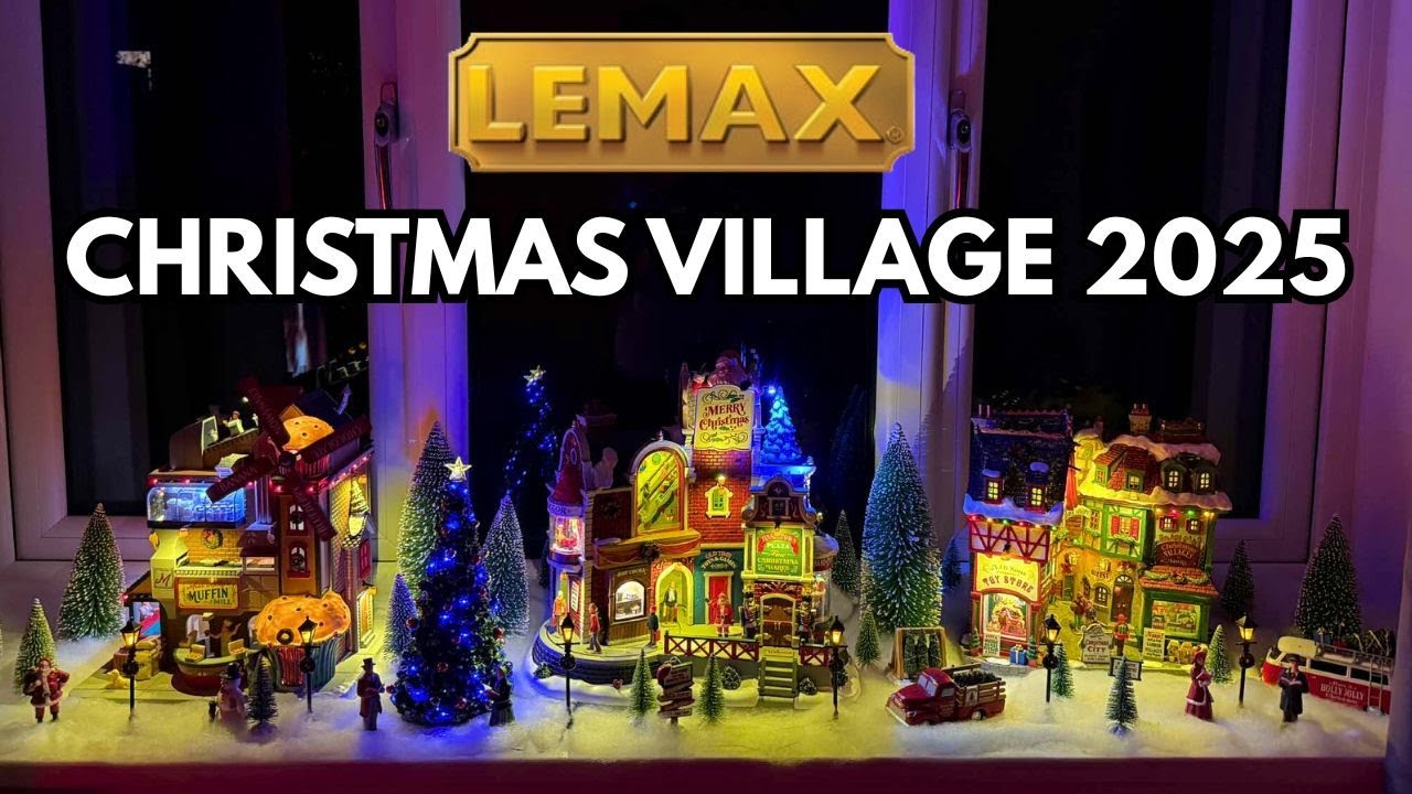 Создаем нашу ПЕРВУЮ в истории рождественскую деревню Lemax!