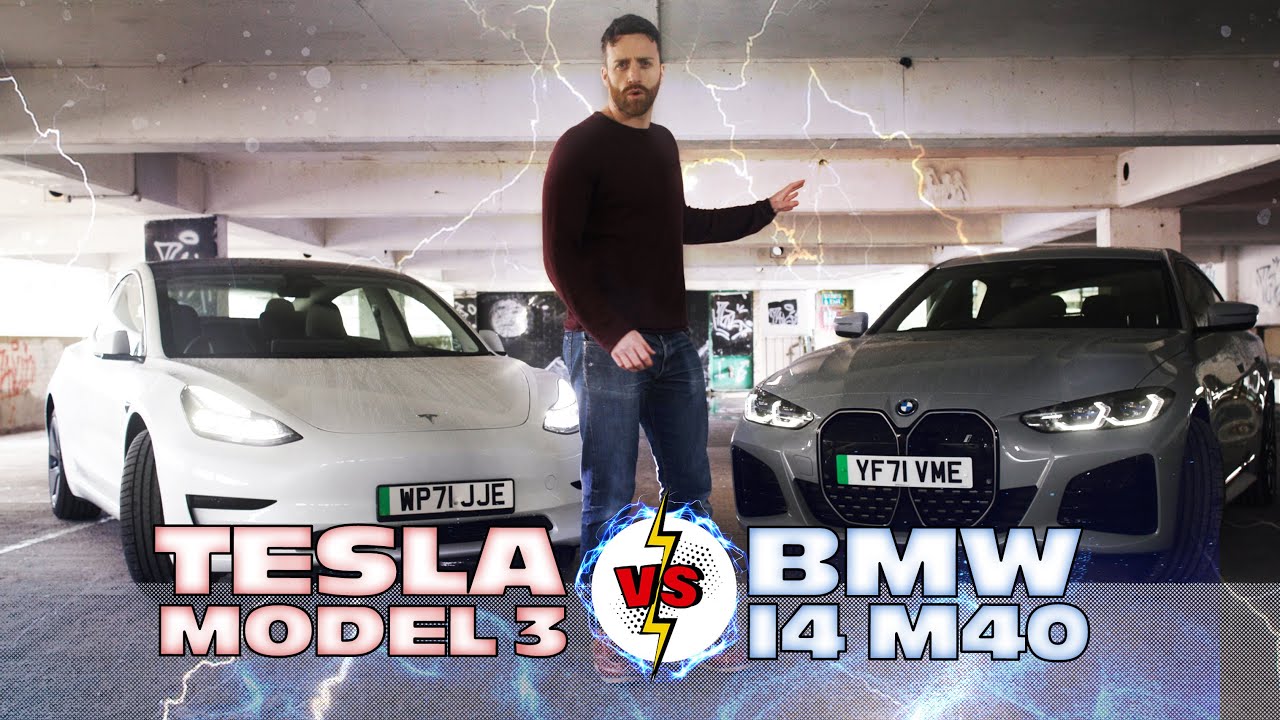 BMW I4 E-DRIVE 40 VS TESLA MODEL 3