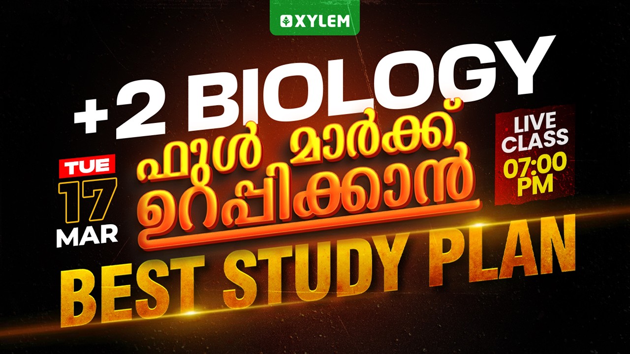 PLUS TWO BIOLOGY ഫുൾ മാർക്ക് ഉറപ്പിക്കാൻ BEST STUDY PLAN | Xylem Plus Two