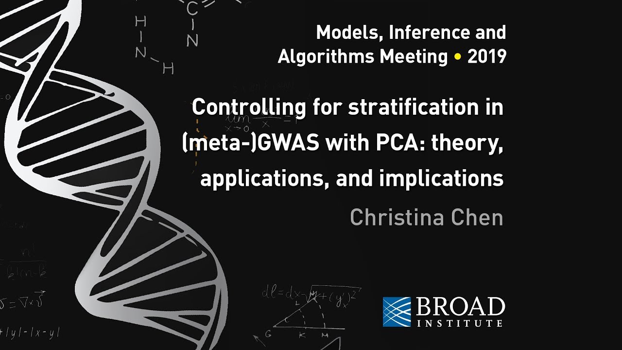 MIA: Christina Chen, PCA and stratification in GWAS; Alex Bloemendal, primer on random matrix theory