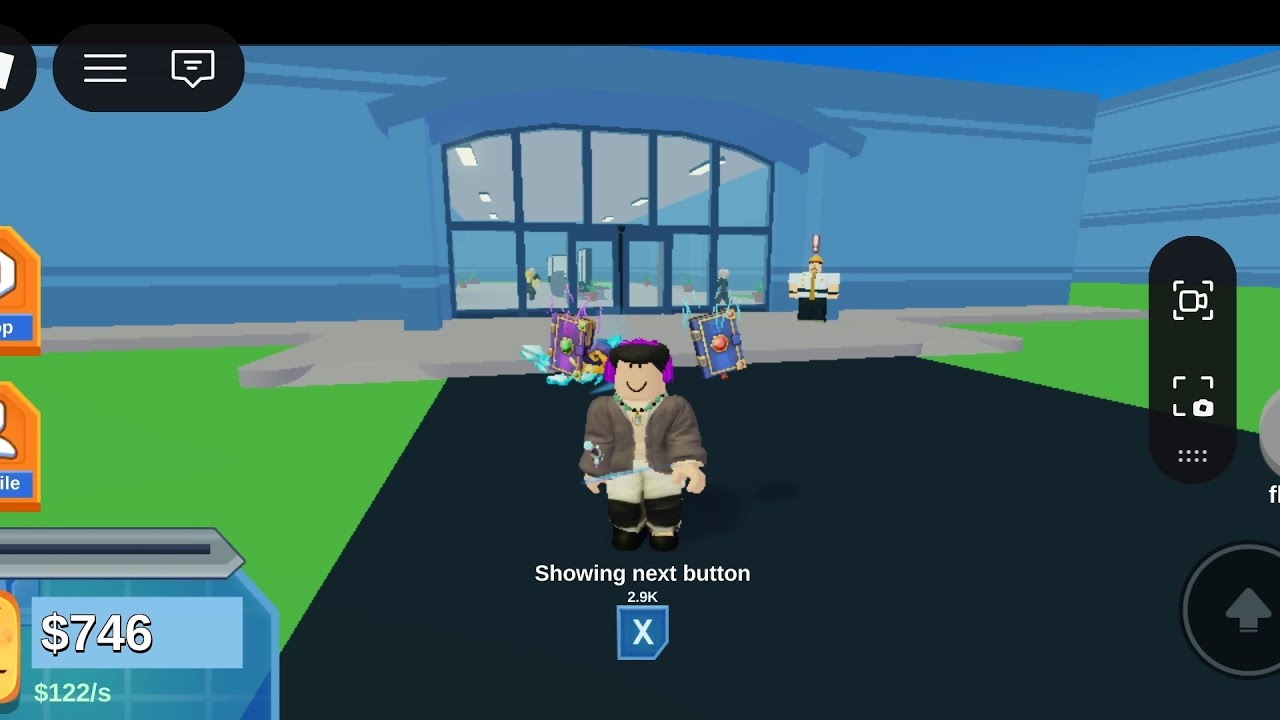 Playing mall tycoon #roblox#Gameransh_4666