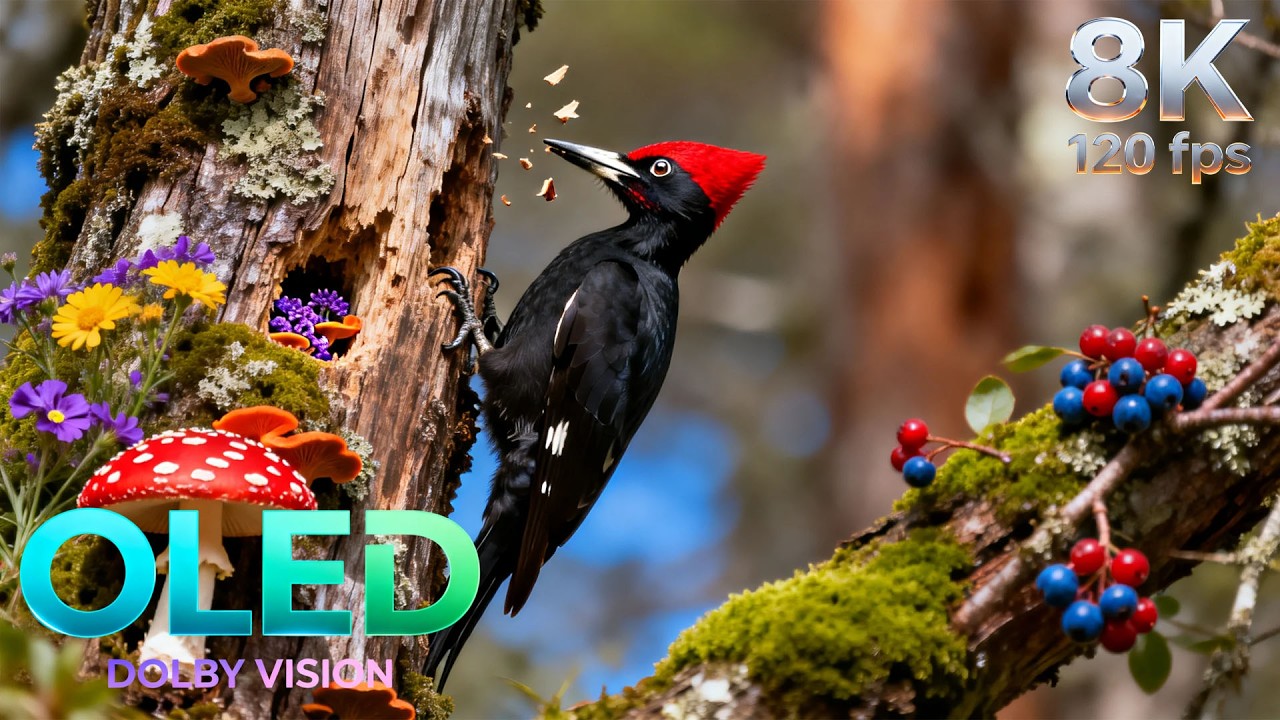Peaceful Birds Symphony – Pure Nature Experience | 16K HDR 240fps Dolby Vision