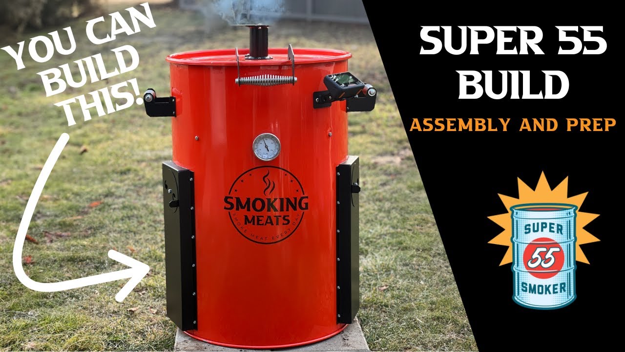 Коптильня Super 55 Drum Smoker - подробная инструкция по сборке.