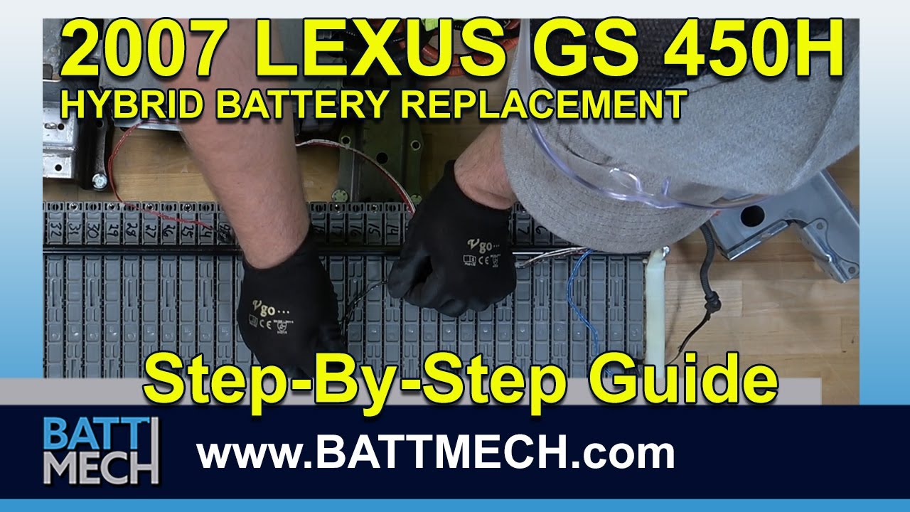 How to Replace/Repair/Fix a 2007 Lexus GS 450H Hybrid Battery Module Cell: Step-by-Step Instructions