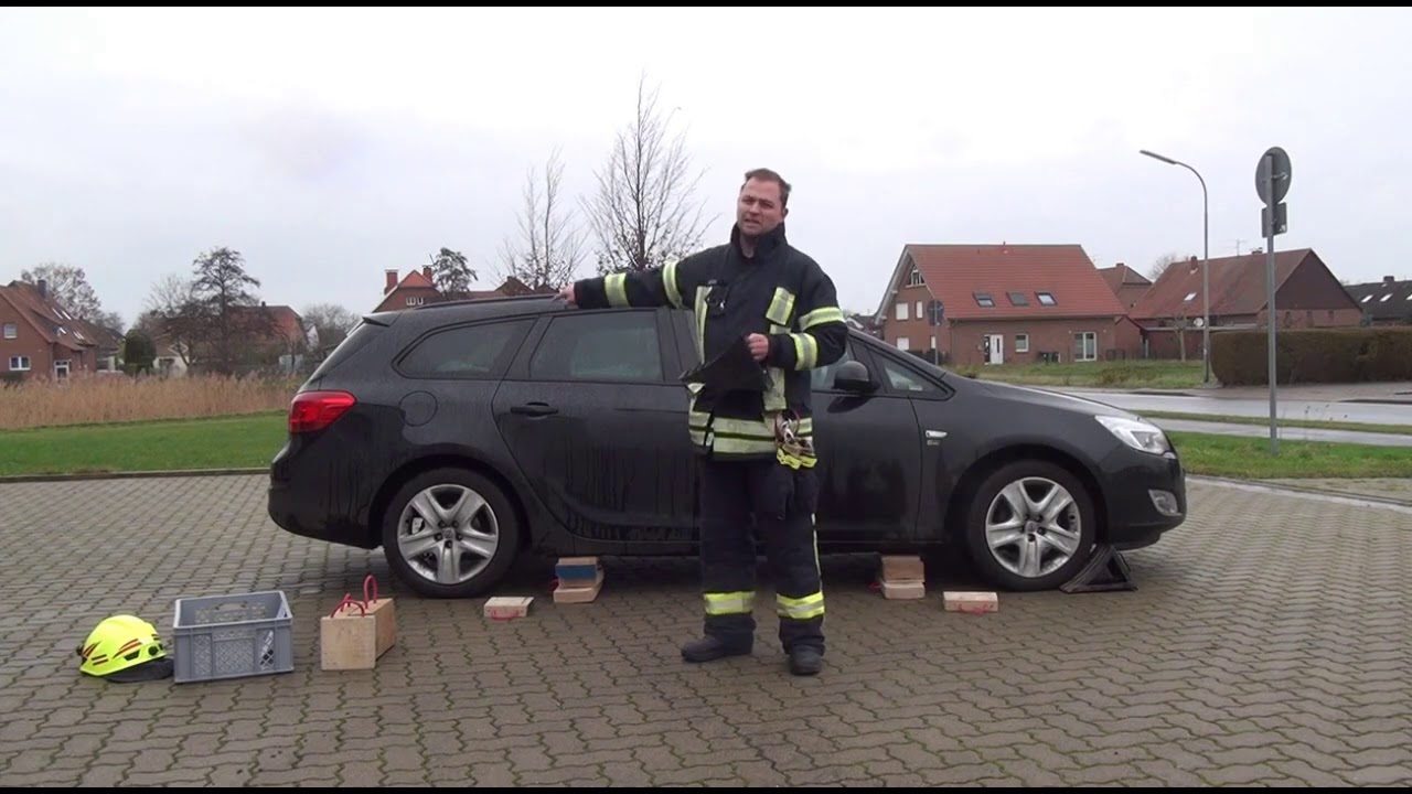 Feuerwehr QuickTipp Nr. 14 - Stabilisierung von PKW nach Verkehrsunfall