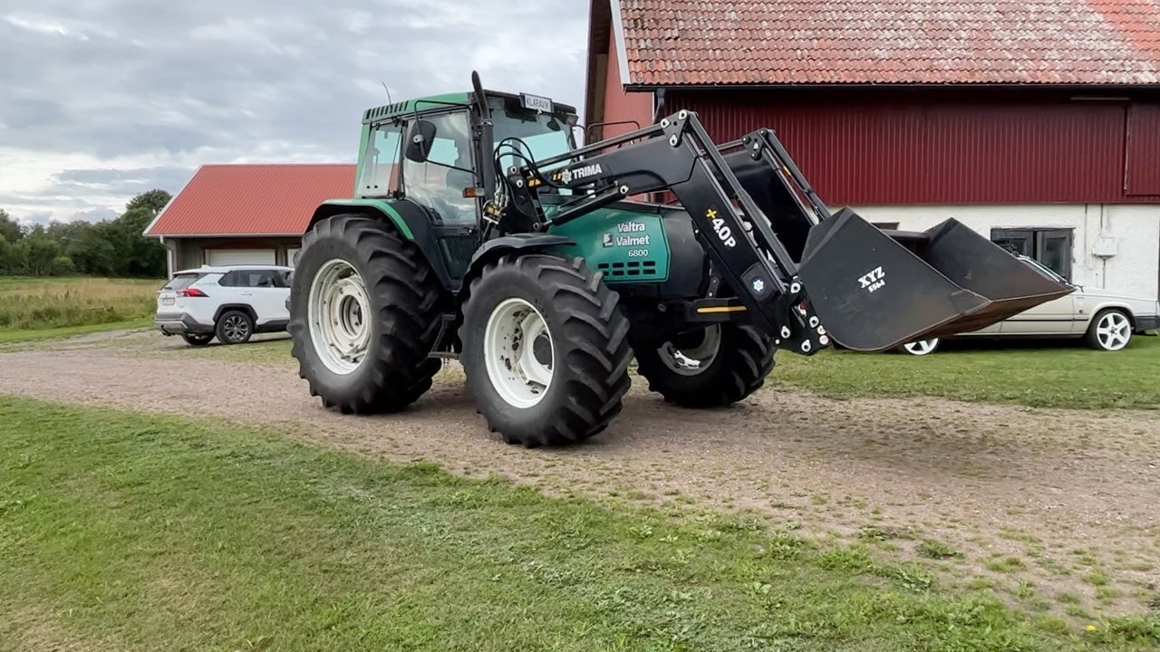 Köp Traktor Valtra Valmet 6800 med Trima frontlastare på Klaravik