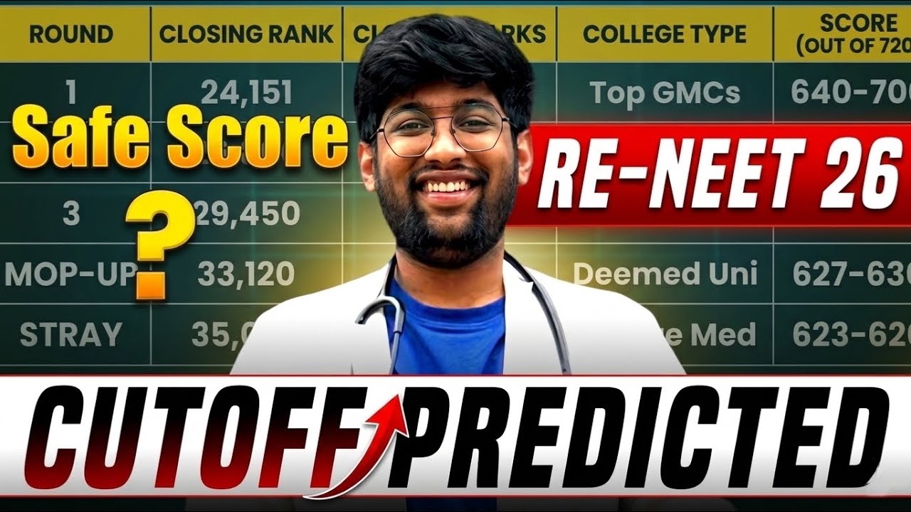 RE-NEET 2026 Cut-off Impact🔥| Toughest Paper Ever?