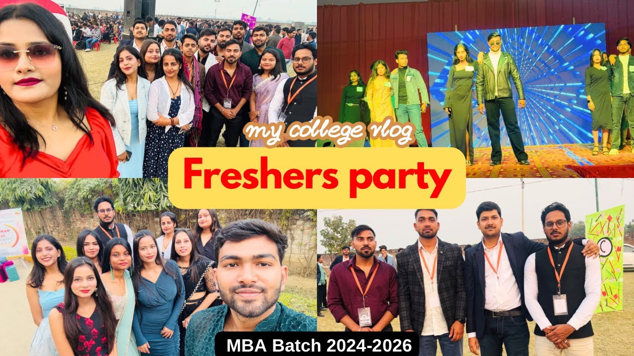 Kashi Institute of Technology Freshers Party Vlog 🎉 Ramp Walk, Dance & Full Masti | Varanasi College