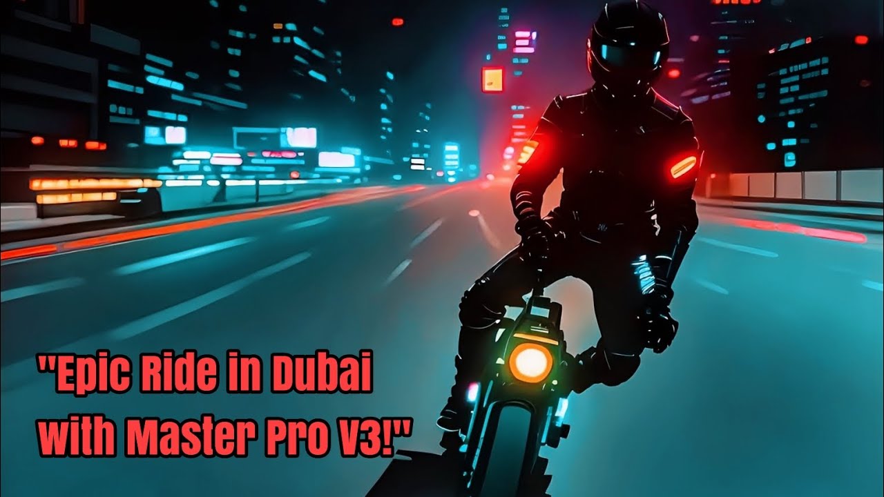 Conquering Al-Qudra Bike Lane with Master Pro V3!