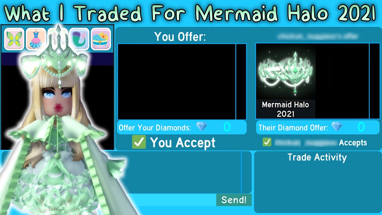 What I Traded For Mermaid Halo 2021 (Royale High Trading)