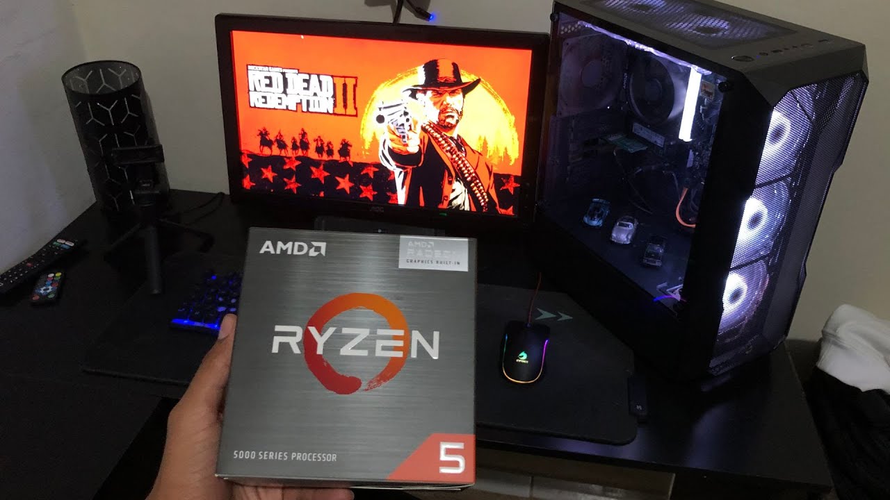 Testei o RYZEN 5 5600GT  e mostrei alguns jogos que meu PC roda!! Red Dead Redemptiom 2?