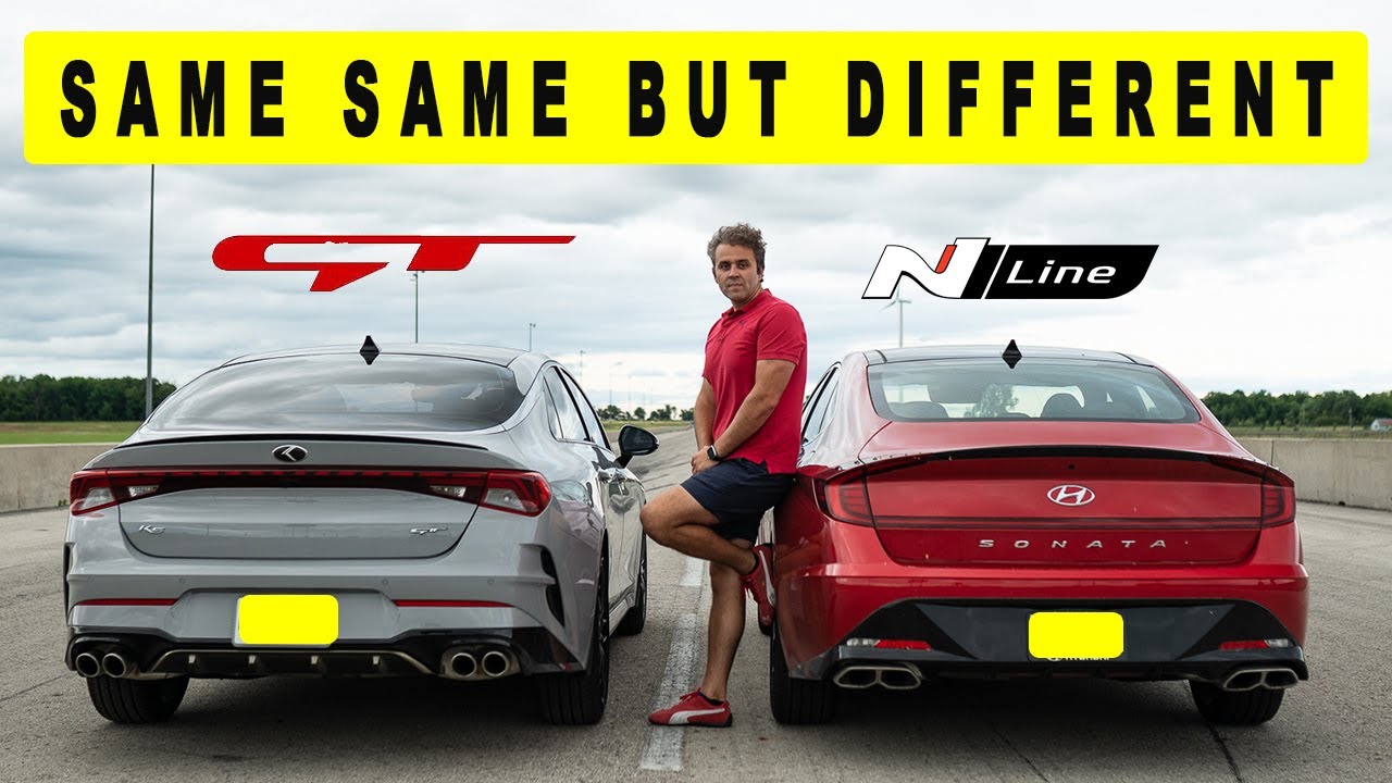 Kia K5GT против Sonata NLine, те же машины... тот же результат? Гонка Drag and Roll.