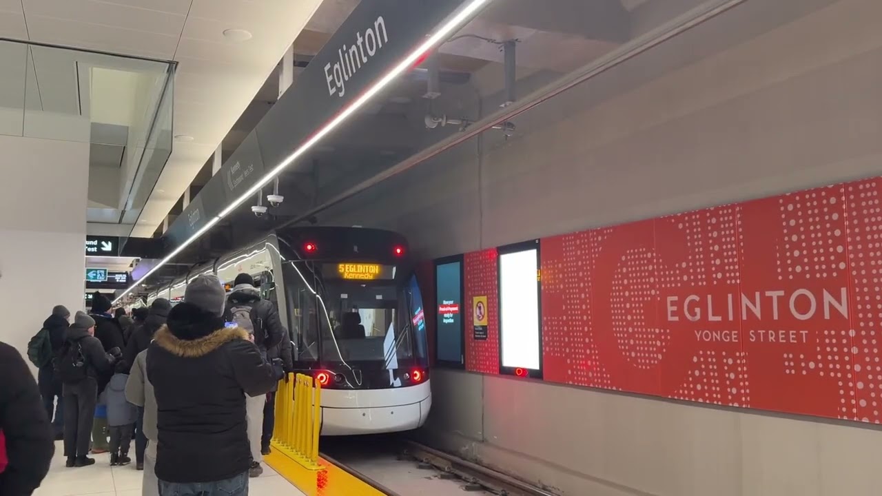 Eglinton Crosstown LRT, Toronto, Canada - 02/08/2026