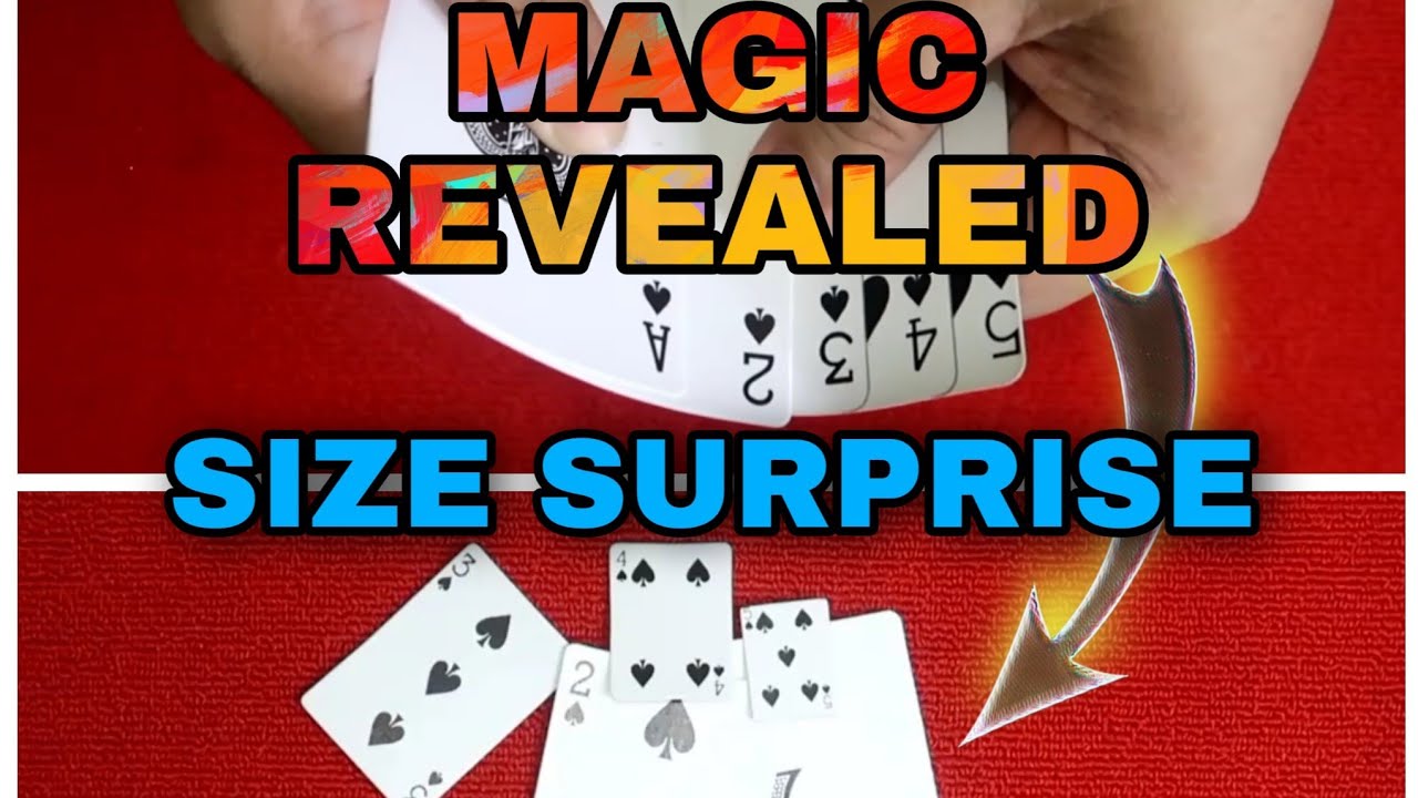 SIZE SURPRISE Card Trick REVEALED