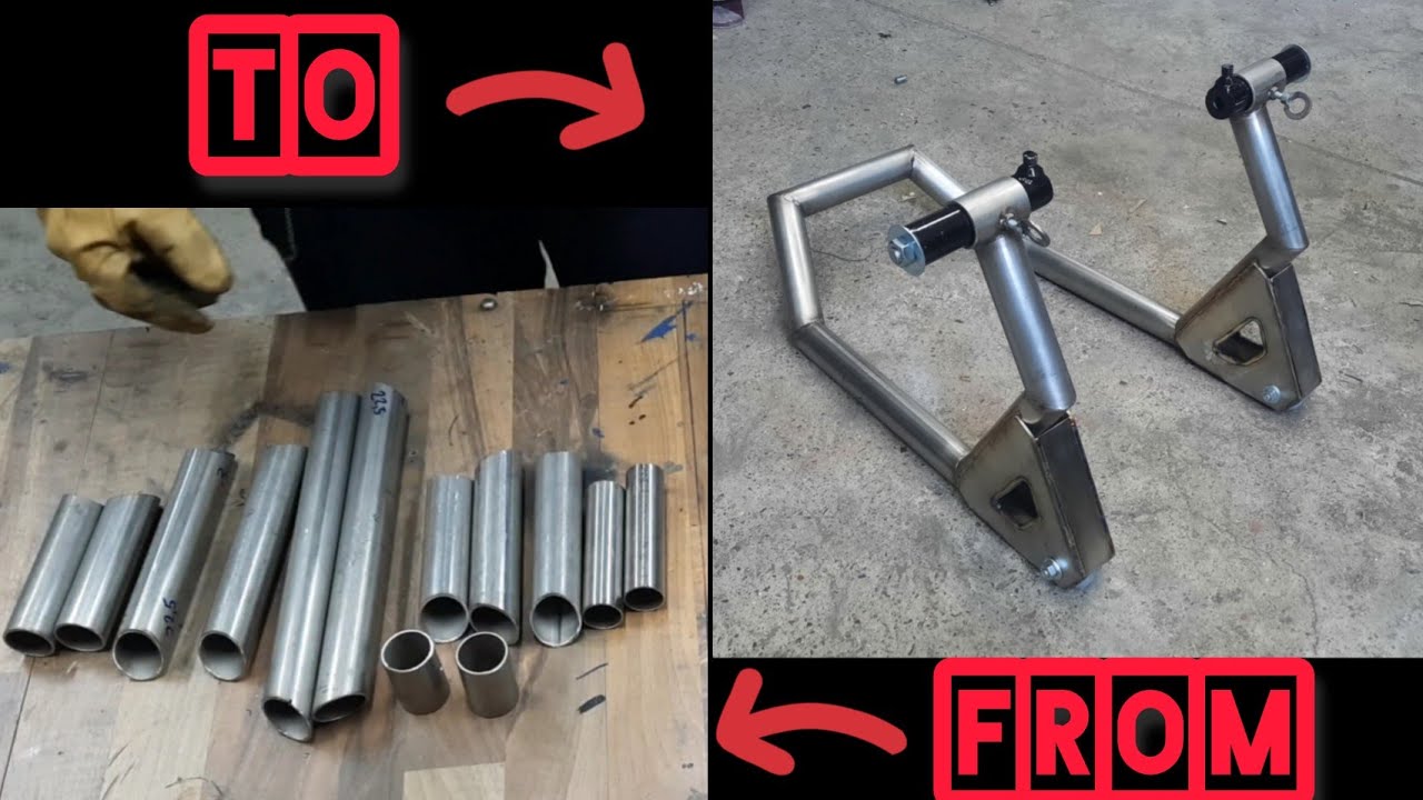 Homemade Paddock Stand | Motorcycle Stand