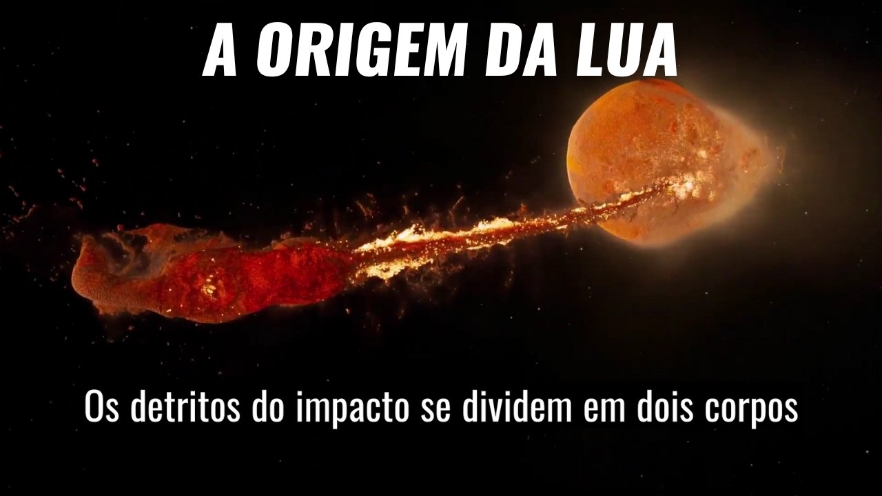 SIMULA&Ccedil;&Atilde;O da ORIGEM da LUA | NASA (TRADU&Ccedil;&Atilde;O)