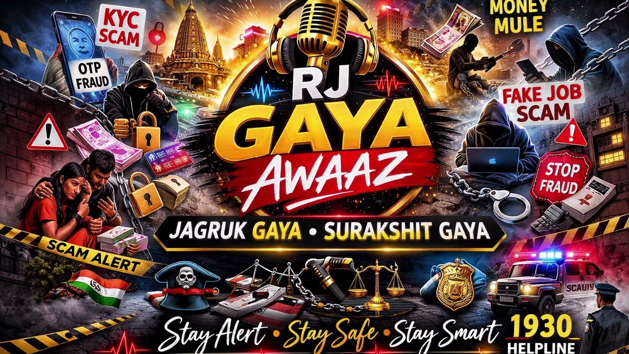 🚨 Gaya Crime Bihar  | KYC Scam, Banking Fraud, Job Scam Se Kaise Bache? | RJ Gaya Awaaz
