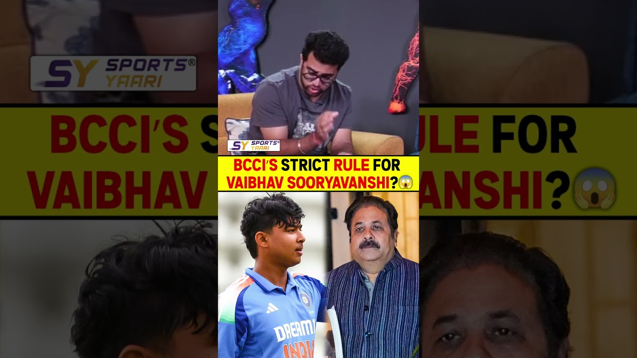 BCCI&rsquo;S STRICT RULE FOR VAIBHAV SOORYAVANSHI? 😱 #vaibhavsuryavanshi #ipl2026 #bcci #rcbvsrr #virat