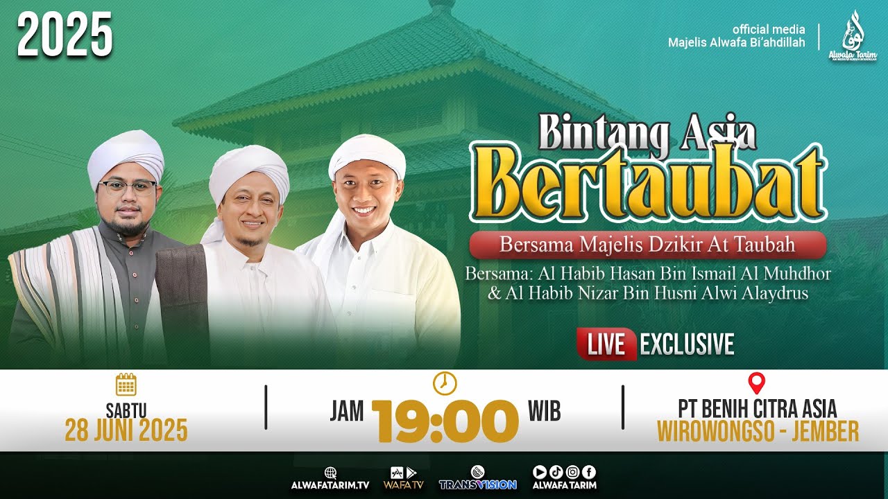 🔴LIVE | BINTANG ASIA BERTAUBAT BERSAMA MAJELIS DZIKIR AT TAUBAH , JEMBER 2025