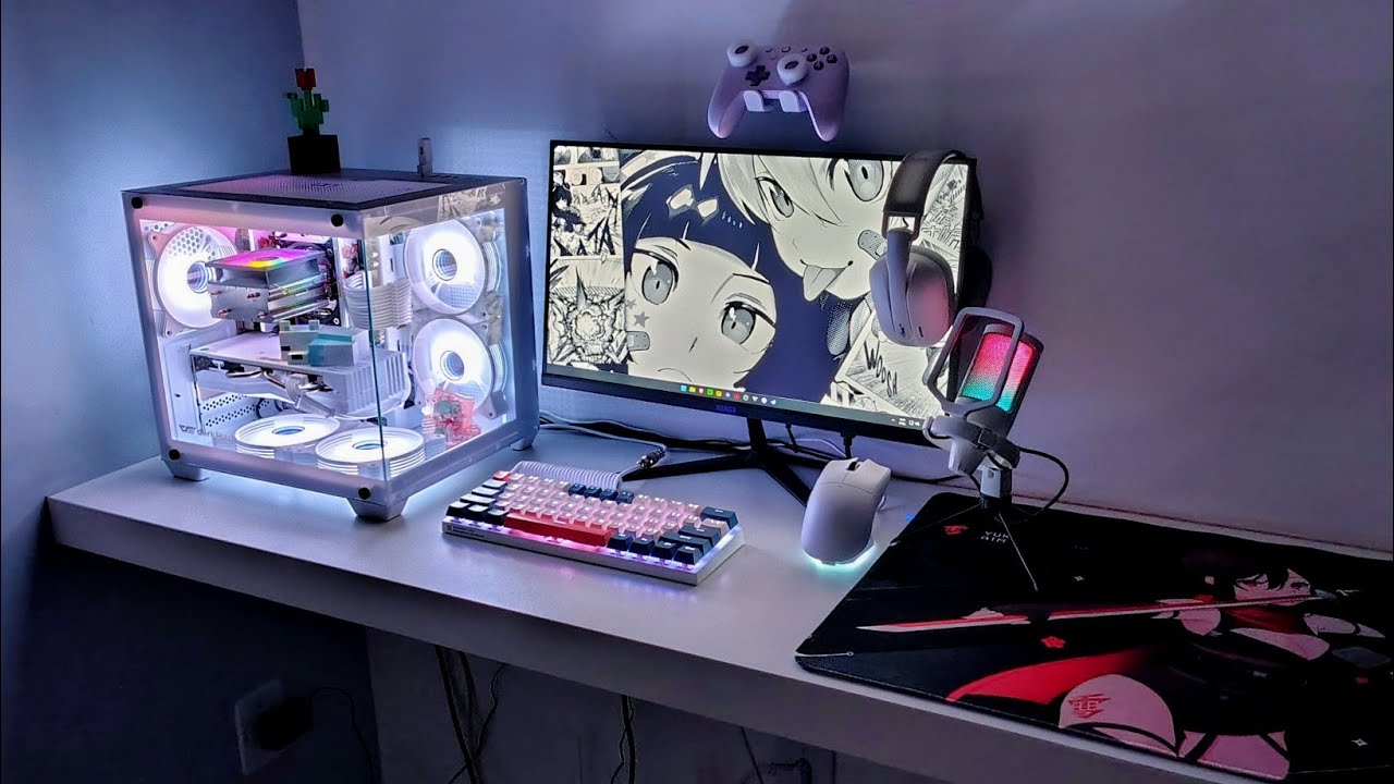 meu Primeiro PC GAMER de 2025🤍 (sendo CLTkk)
