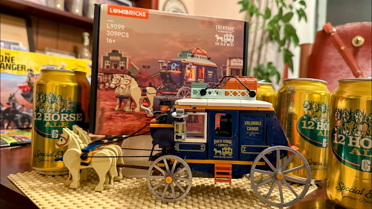 Bricks and Beer (Treasure Stagecoach) #outlawcamp #lumibricks #funwhole #unboxing #review 