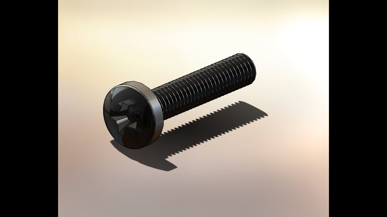 不要小看這種螺絲零件,功夫是這般練成的.    Alipapa 練功房practice room      Solidworks Tutorial