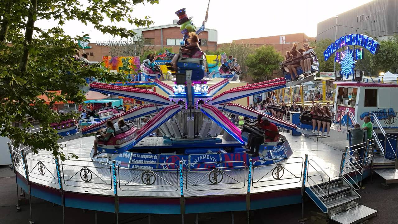 SALTAMONTES JM - Atracciones de feria Sant Joan d'Espí 2016