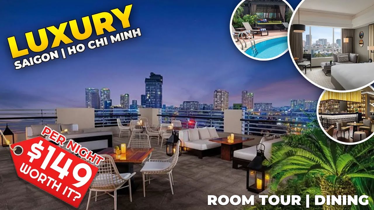 Overnight in Saigon's #1 Luxury hotel in Saigon, Ho Chi Minh Vietnam.