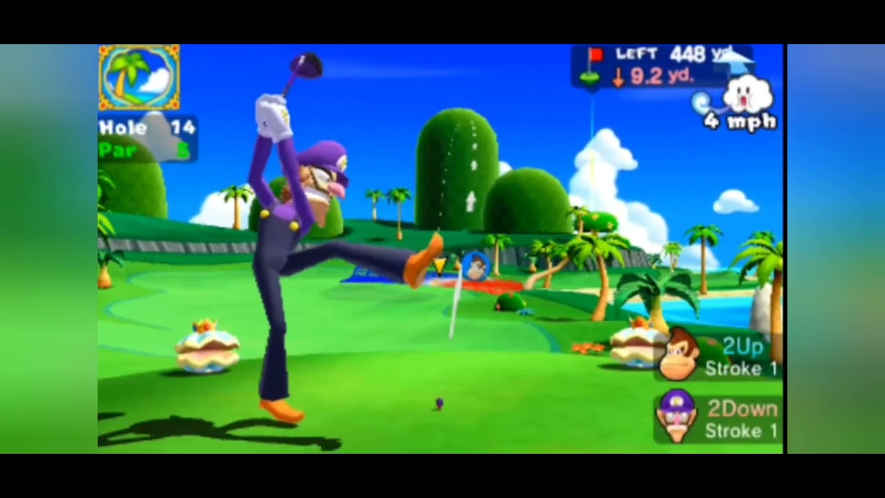 Mario Golf 3DS All Characters Bad shot Animations