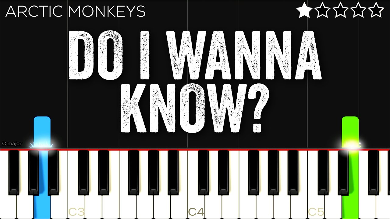 Arctic Monkeys - Do I Wanna Know? | EASY Piano Tutorial
