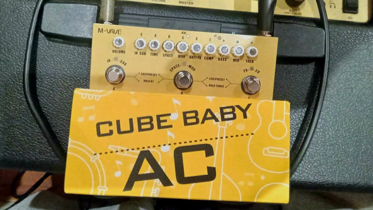 NOVA FUNÇÃO NO CUBE BABY PARTE 2- EDIT PRESET