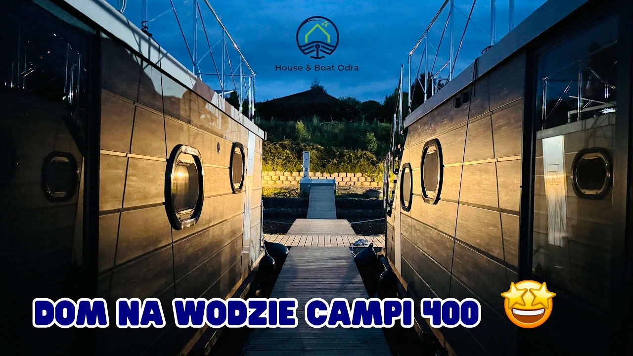Dom pływający Campi 400 komfort i luksus Houseboat Hausboot HOUSEBOATODRA