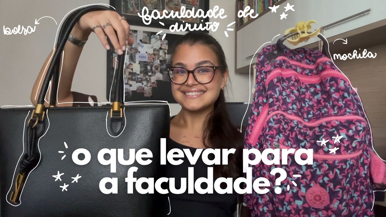 O QUE LEVAR PARA A FACULDADE | mochila, bolsa, notebook, tablet 🌟📚📖🖥️📱