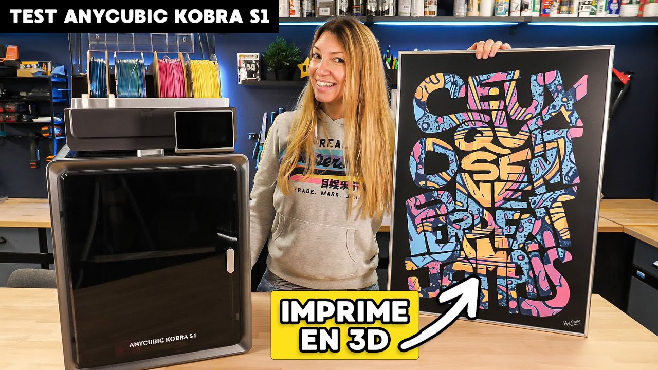 Anycubic Kobra S1, une Bambu Lab à moitié prix et créations de projets 3D !