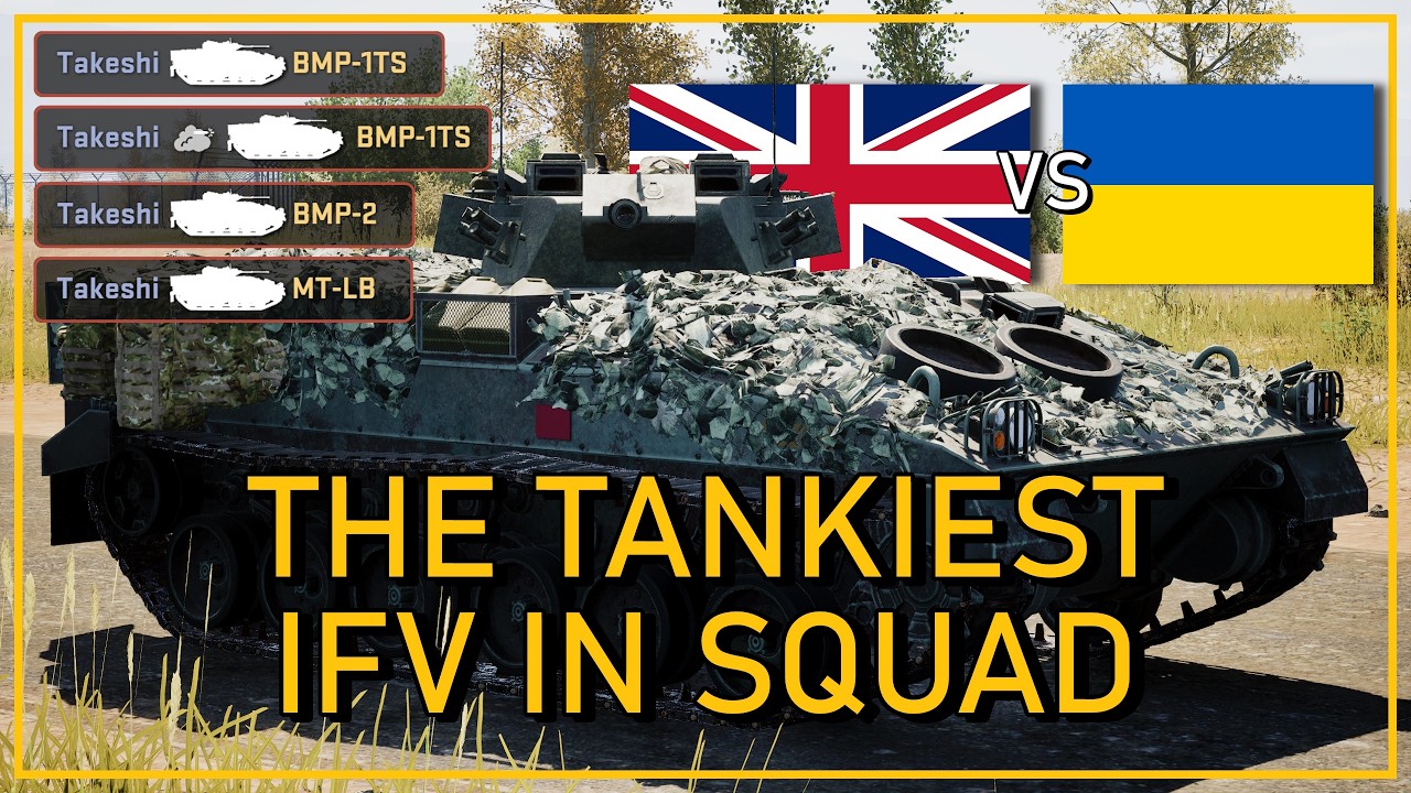 Destroying all their BMPs with the TANKY FV510 | Squad Gameplay