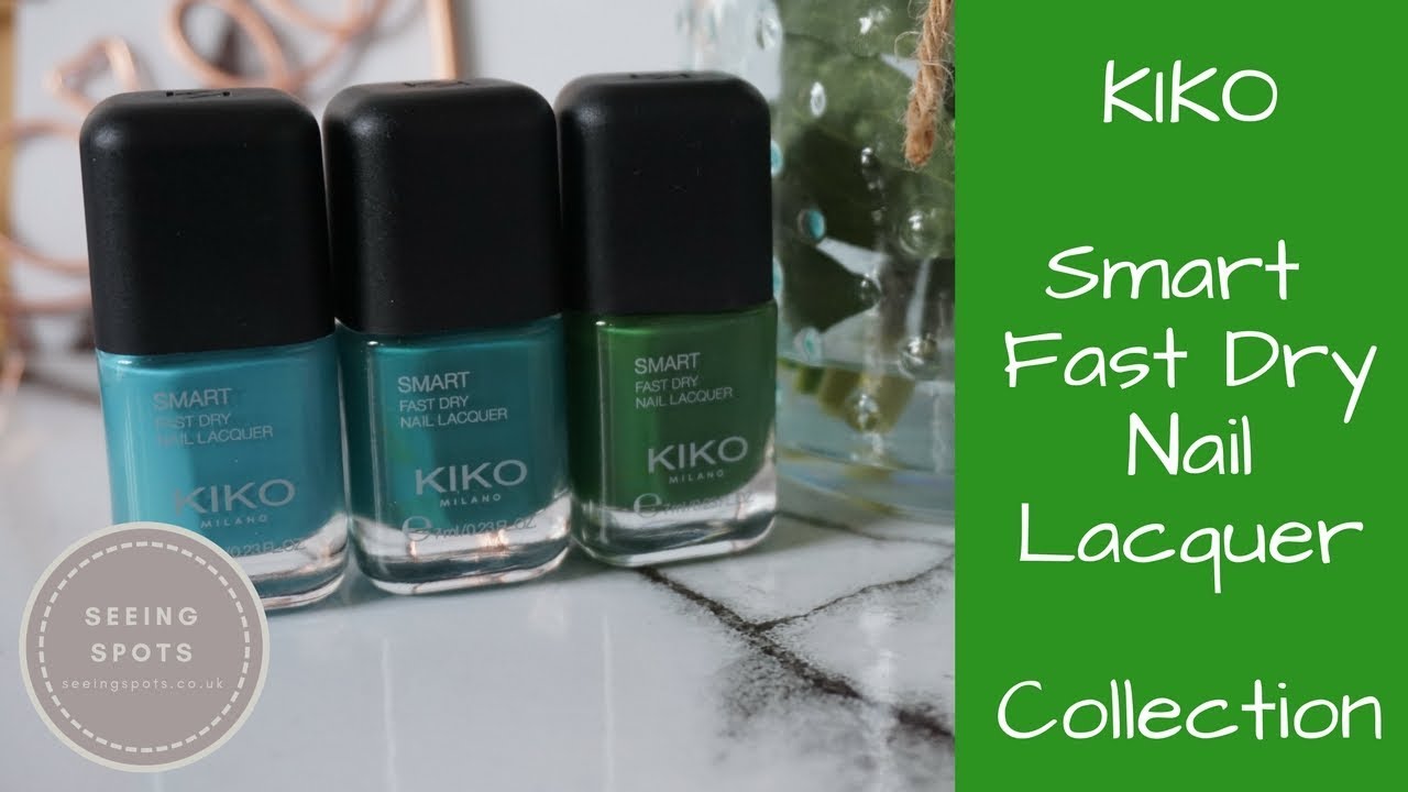KIKO  Smart Fast Dry Nail Lacquer Collection | Seeing Spots