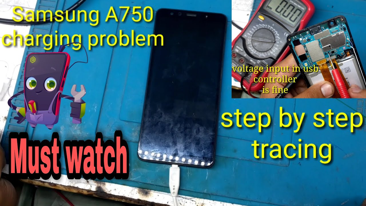Samsung Galaxy A750 charging problem solution| Samsung A750 not charging issue| Repairing4u