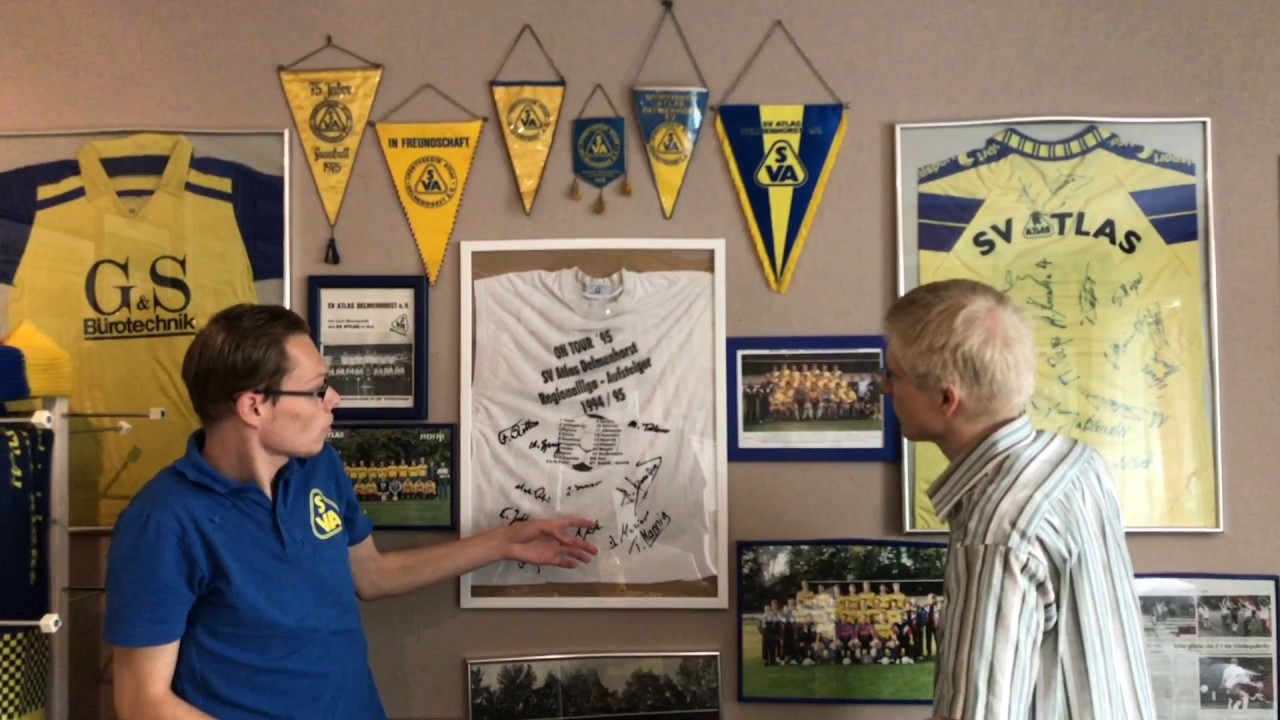 Rundgang im SV Atlas Fußball-Museum