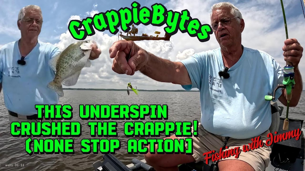 This Underspin CRUSHED the Crappie! Non Stop Action