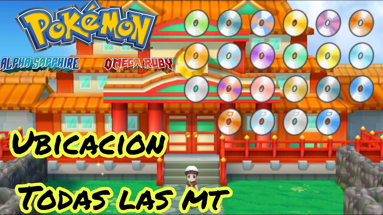 Pokémon Rubi Omega/Zafiro Alfa - Cómo encontrar todas las mt