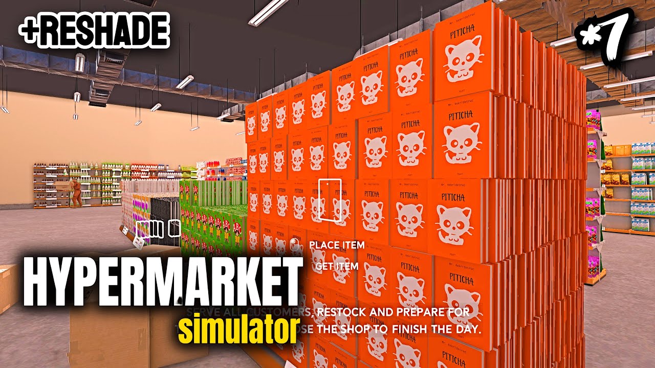 My Book Store in Hypermarket Simulator! #7 Full Access Level 55 +Graphic Reshade Overhaul