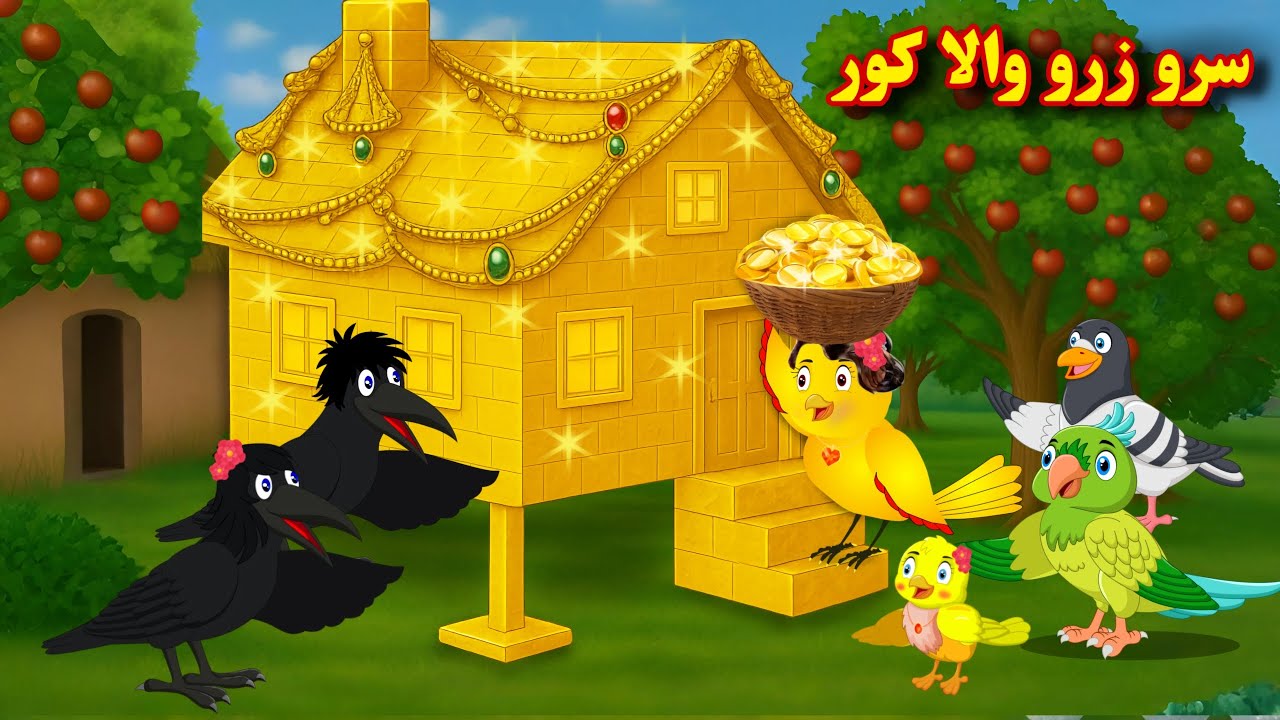 Magical Golden House | Pashto Cartoon | Pashto Kahani | Pashto Moral Story 2025 | Kashif's Cartoon