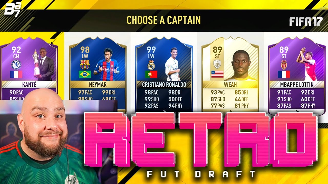 FIFA 17 RETRO FUT DRAFT! LEGEND CARDS!!