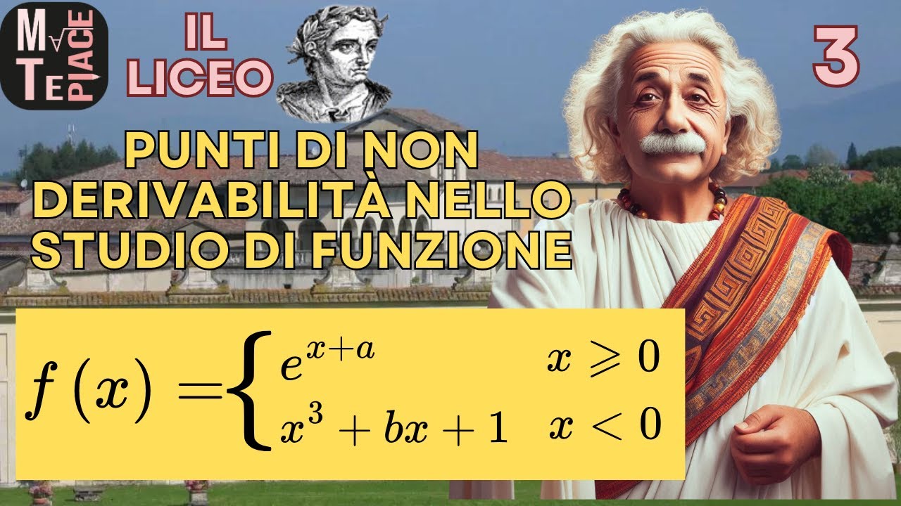 Punti di non derivabilità nello studio di funzione  Esercizi da compito e con parametri
