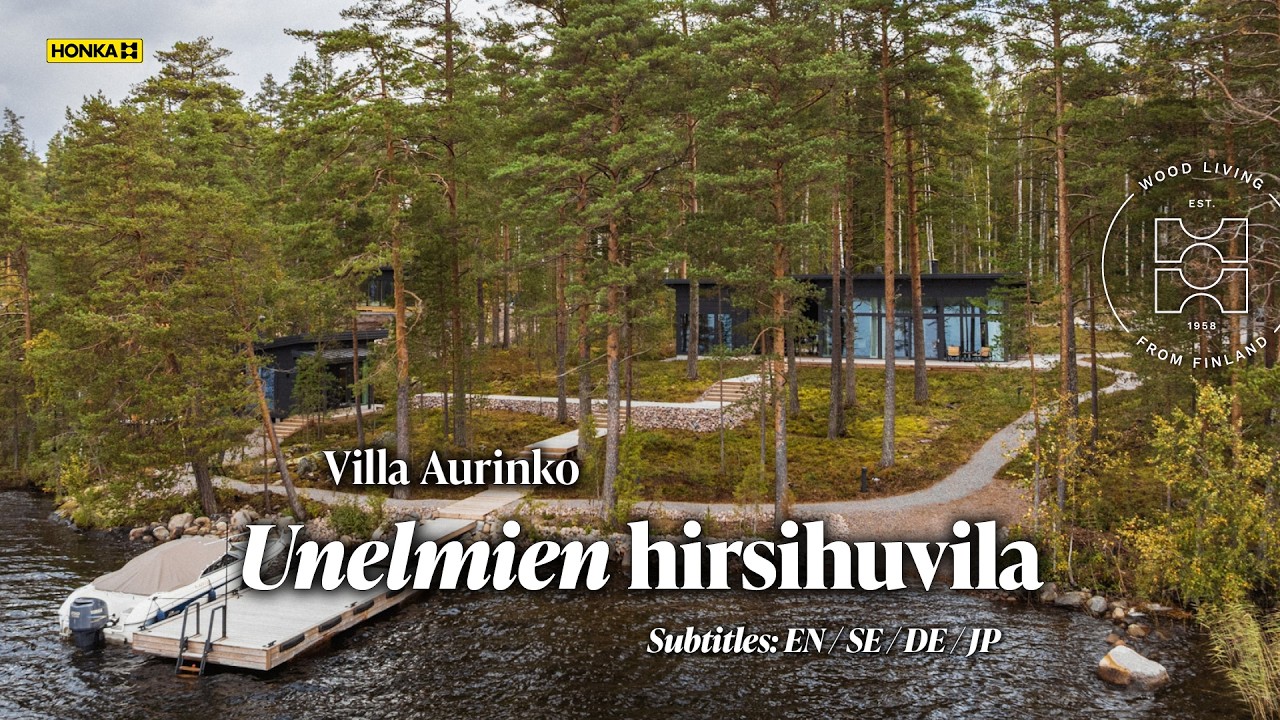 Unelmien hirsihuvila – Valoa tulvii sisään joka puolelta
