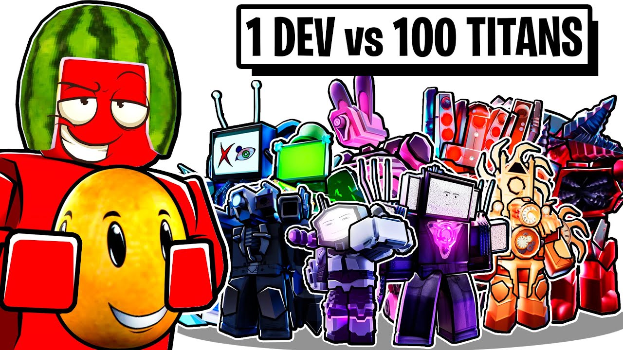 EVERY TITAN vs 1 DEV in Skibidi Toilet Tower Defense